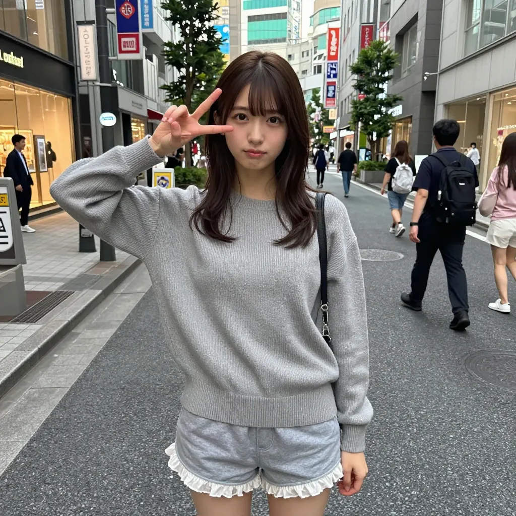 【検証】ギャルピース・ピースサインのプロンプト｜5条件×15枚で比較