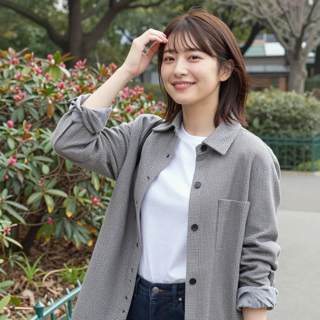 smiling